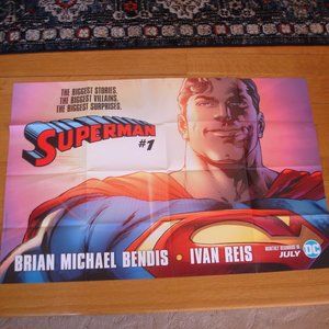 2/$12: SUPERMAN #1 Poster DC Comics 24 x 36
